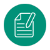 Icon of note and pen
