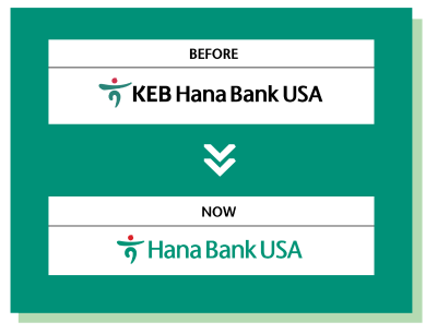 Logo before and after