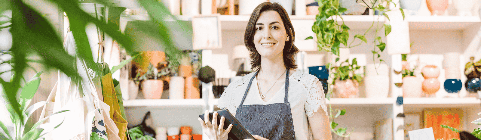 Small Business Owner Portrait at a flower shop
